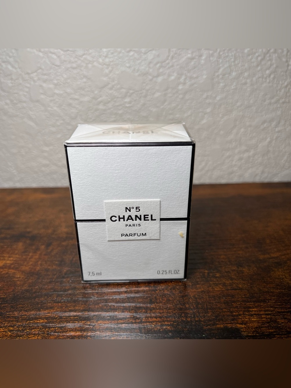 CHANEL PARIS Vtg No5 Parfum Made in France .25oz NIB Sealed